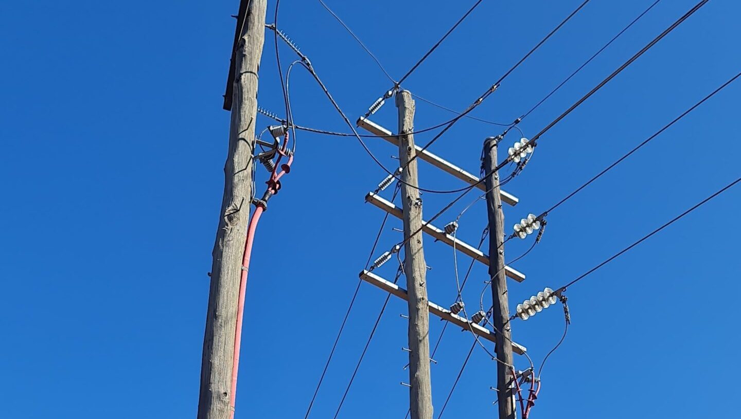 Powerlines at Beta Hunt minesite